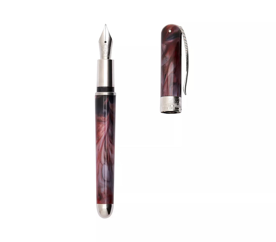 Pineider Avatar UR Mini Fountain Pen Red Onyx - Fine