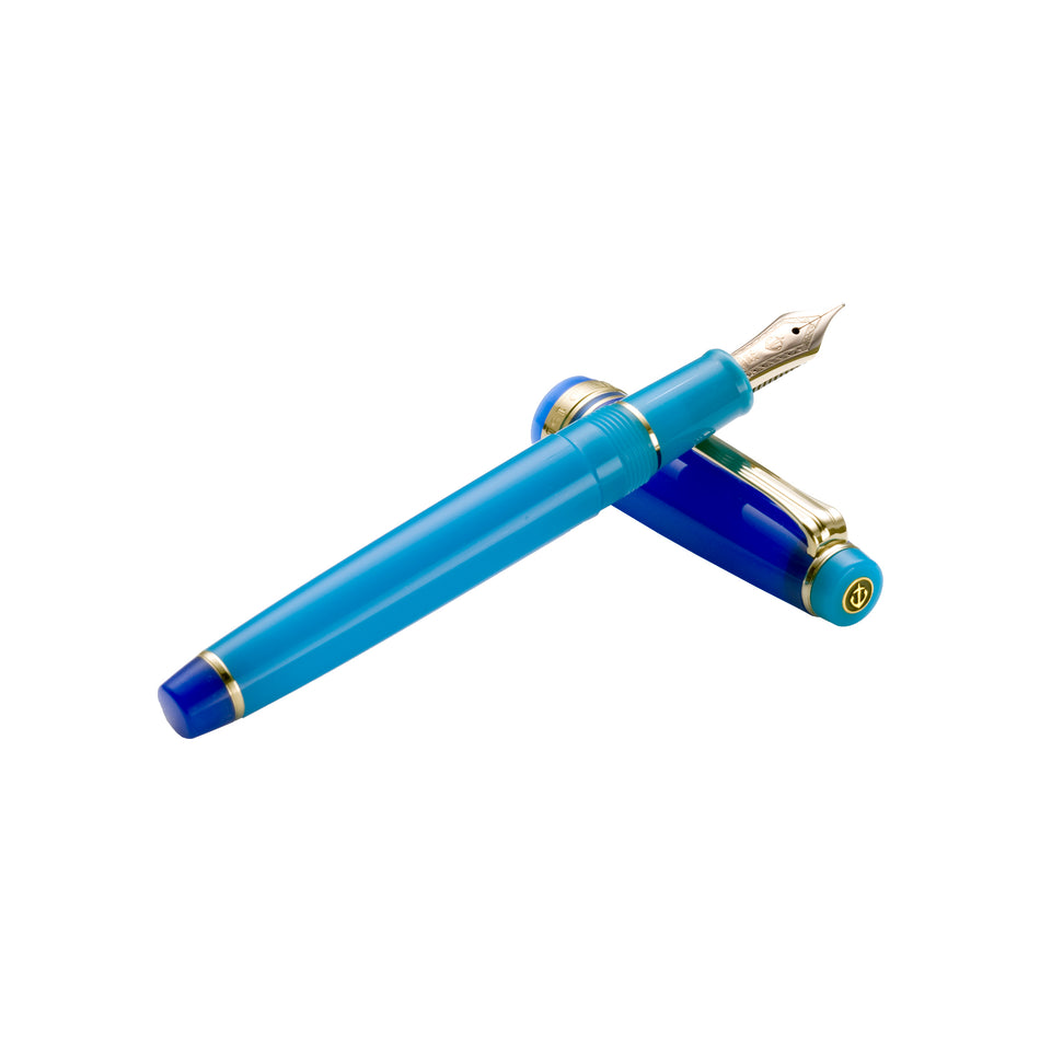 Sailor Professional Gear Slim Fountain Pen (14kt) - Blue Quasar (Limited Edition)