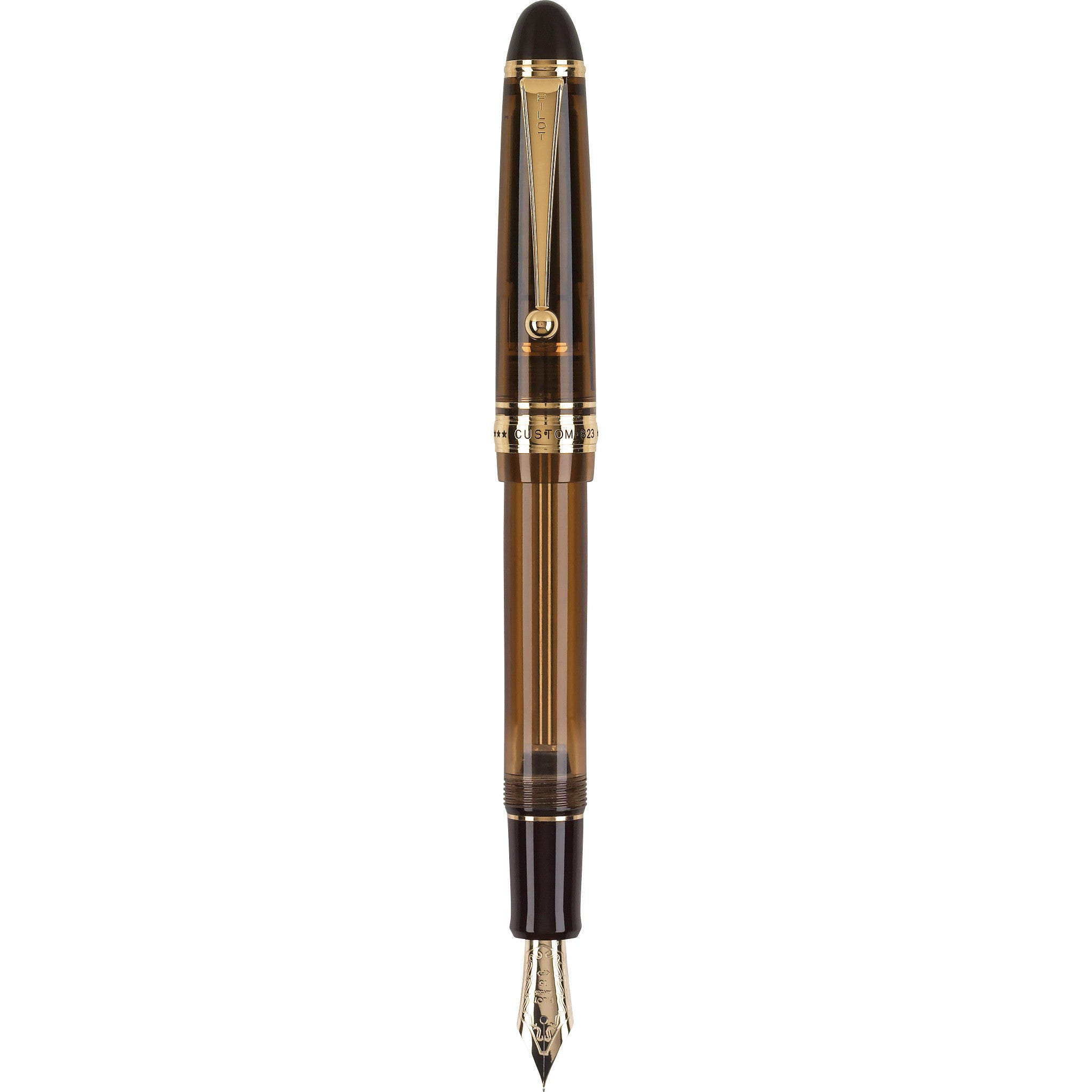 Pilot Custom 823 Fountain Pen - Amber – Flax Pen to Paper