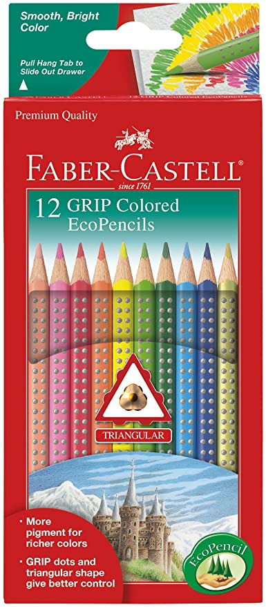 Faber-Castell Grip Colored Pencils (12 Pack)