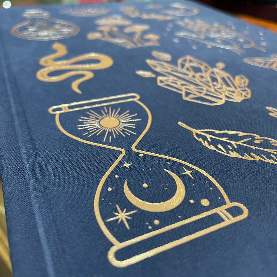 Vegan Suede Hardcovered Journal - Mystic Icons