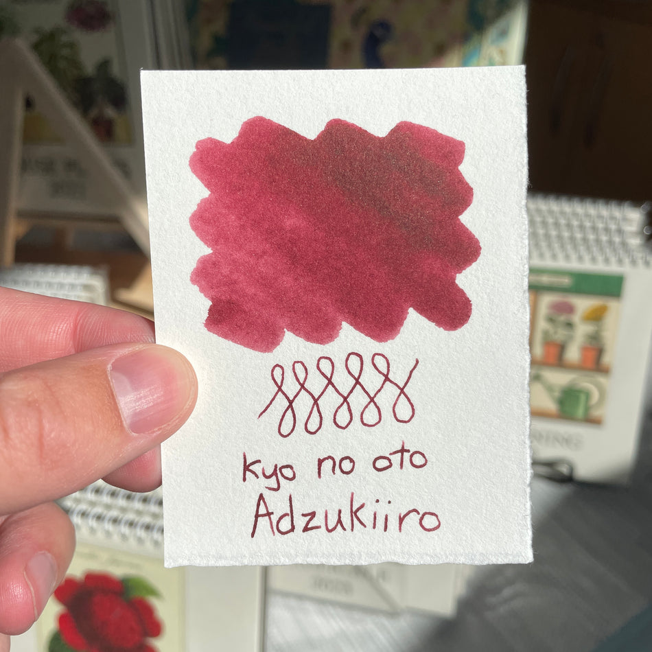 Kyo No Oto Fountain Pen Ink - Adzukiiro