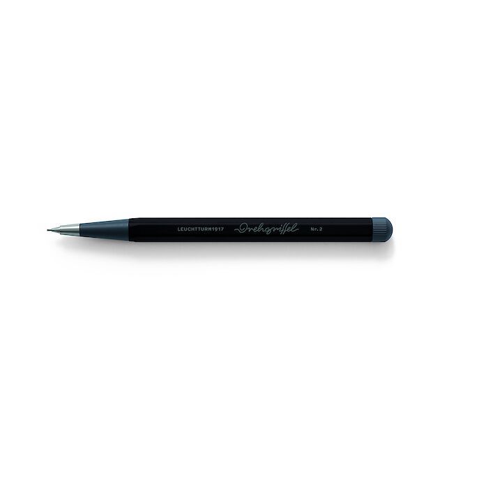 Leuchtturm Drehgriffel Nr. 2, Mechanical Pencil (0.7mm) - Black