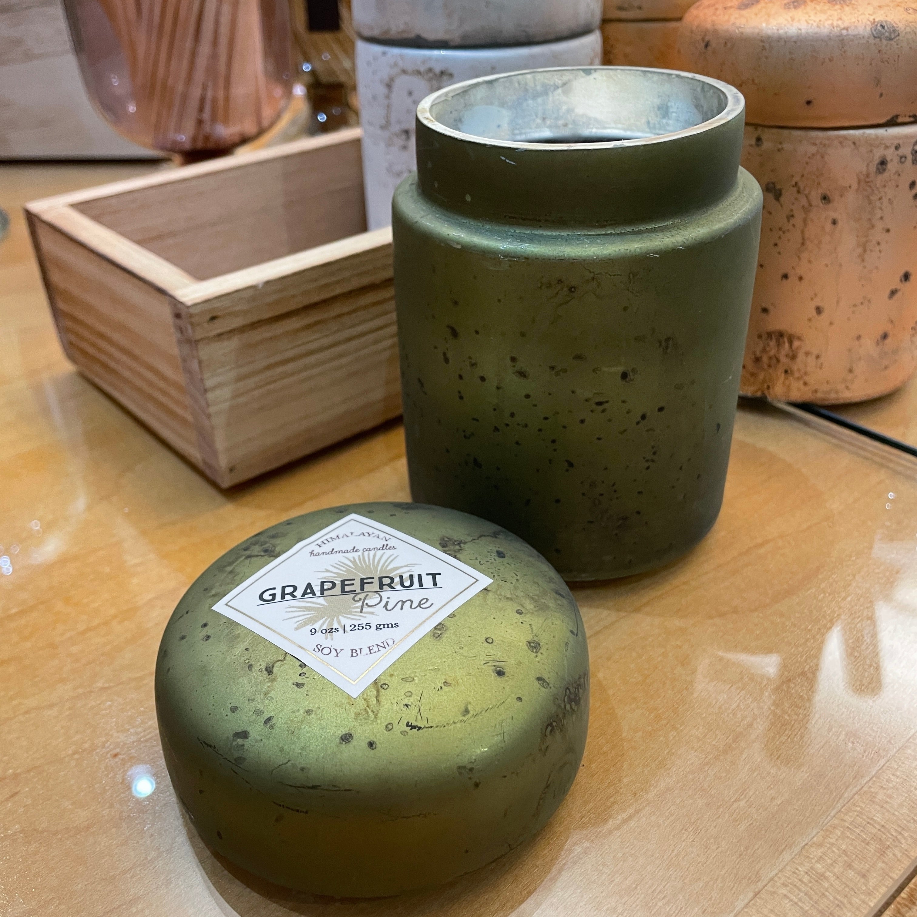 Himalayan Copper Candle-Grapefruit  Pine Scent main image 1