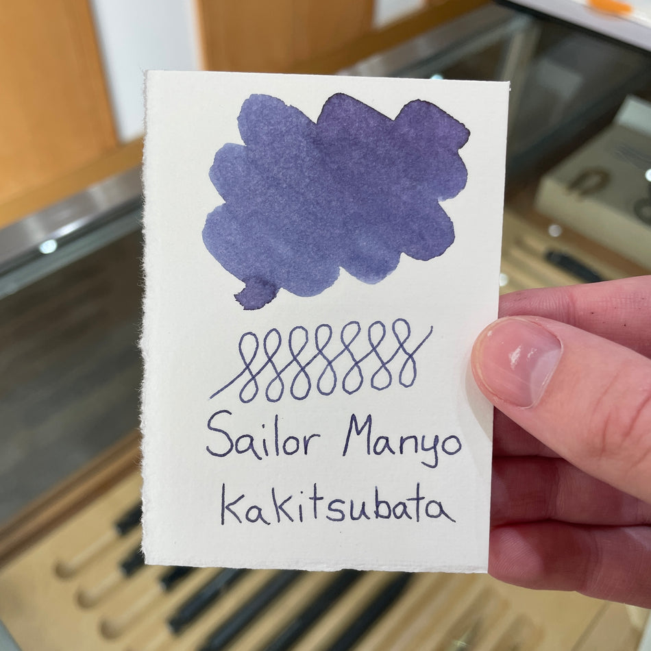 Sailor Manyo Bottled Fountain Pen Ink - Kakitsubata