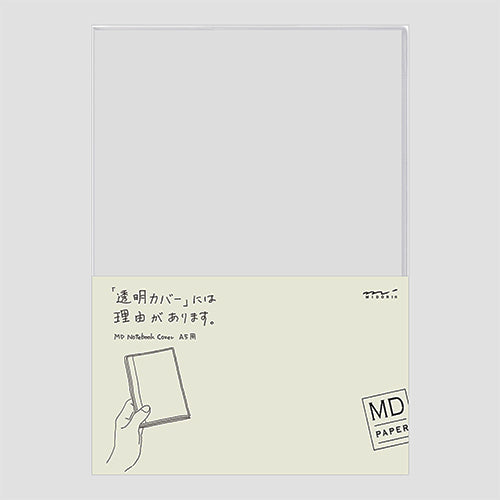 Midori MD Notebook Cover A5 - Clear PVC