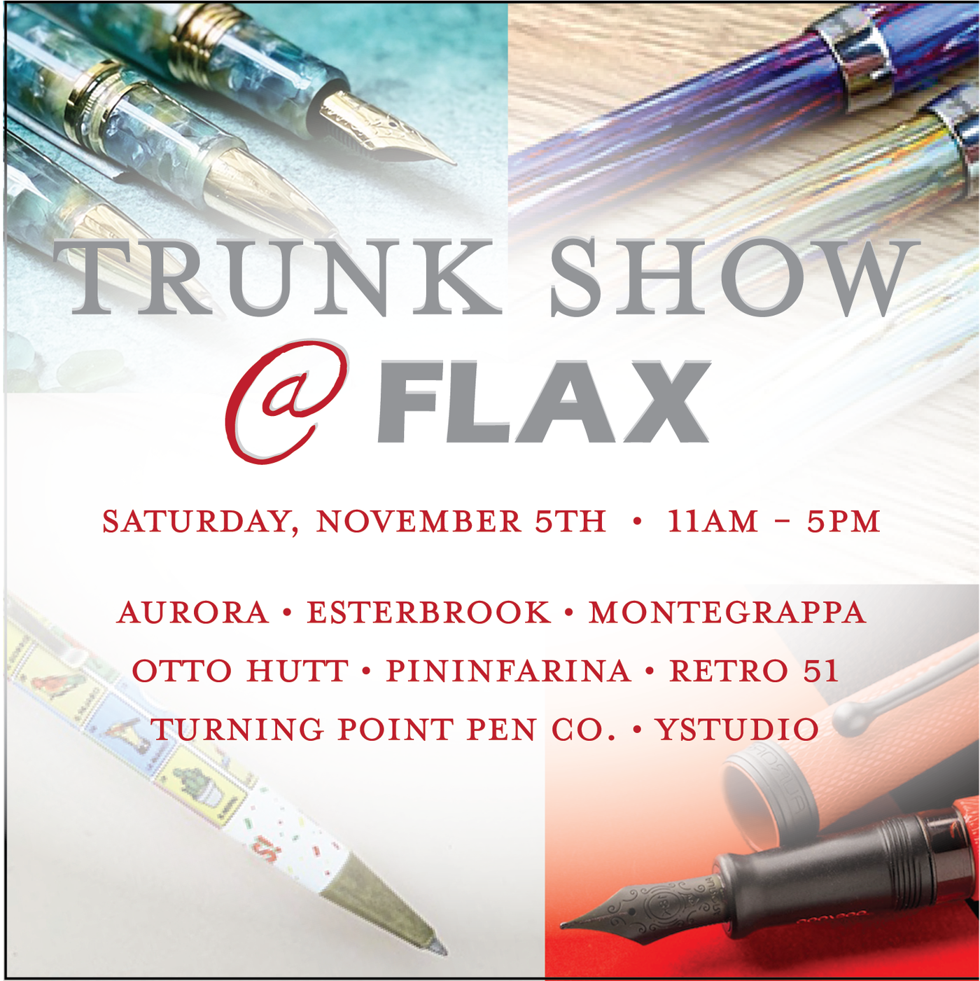 Fountain Pen Day Trunk Show - Pens, Nibgrinding, and More! (11/5/22)