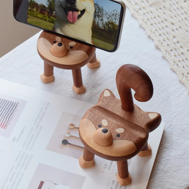 Senser Woodcraft Shiba Inu Holder