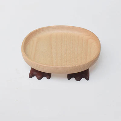 Senser Woodcraft Round Bigfoot Storage Tray - Beech
