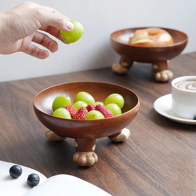 Senser Woodcraft Three Paws Wooden Tray - Thumbnail 2