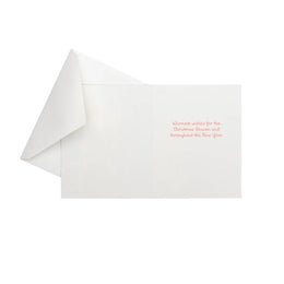 Caspari Santa With Dogs Petite Boxed Christmas Cards