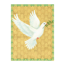 Caspari Golden Peace Dove Boxed Christmas Cards