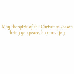 Caspari Golden Angel Nativity Small Boxed Christmas Cards