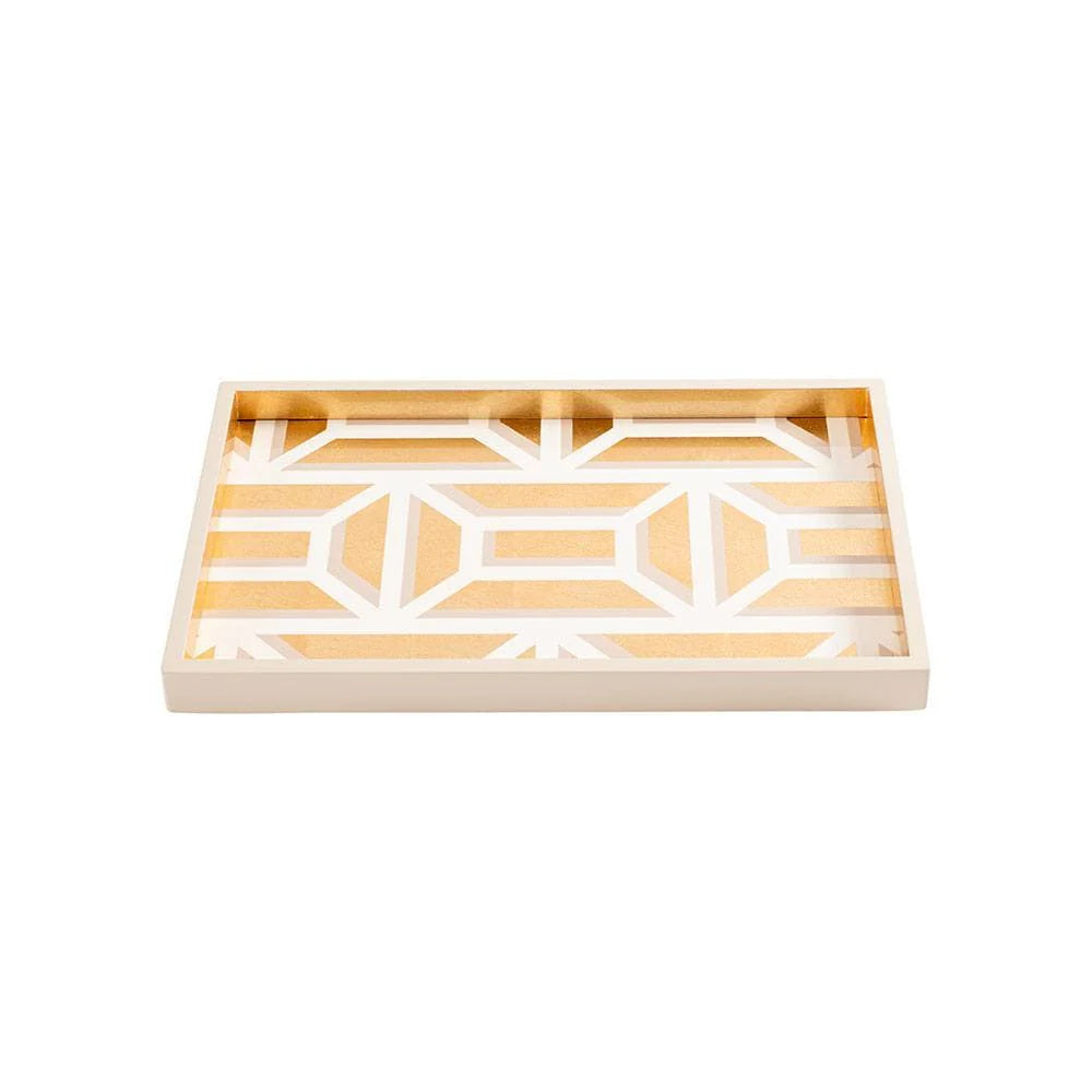 Caspari Garden Gate Lacquer Vanity Tray - Thumbnail 2
