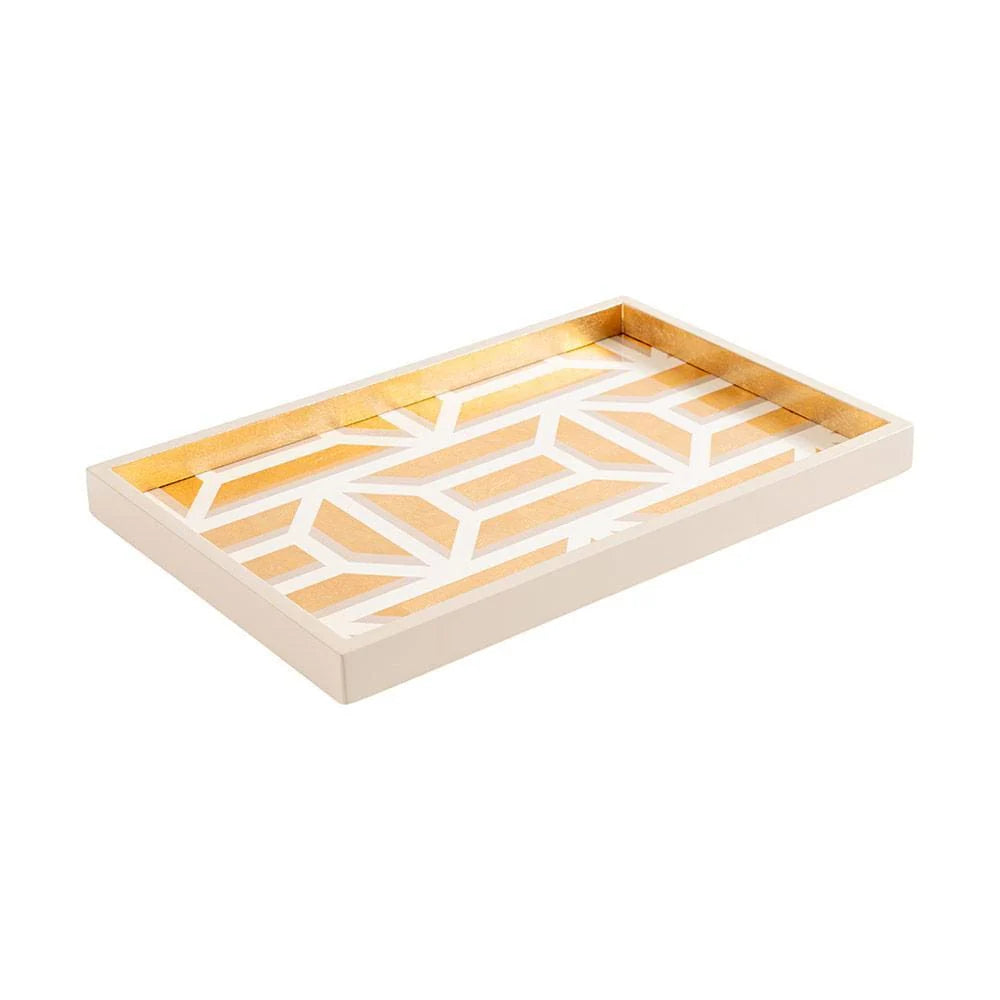 Caspari Garden Gate Lacquer Vanity Tray - Thumbnail 3