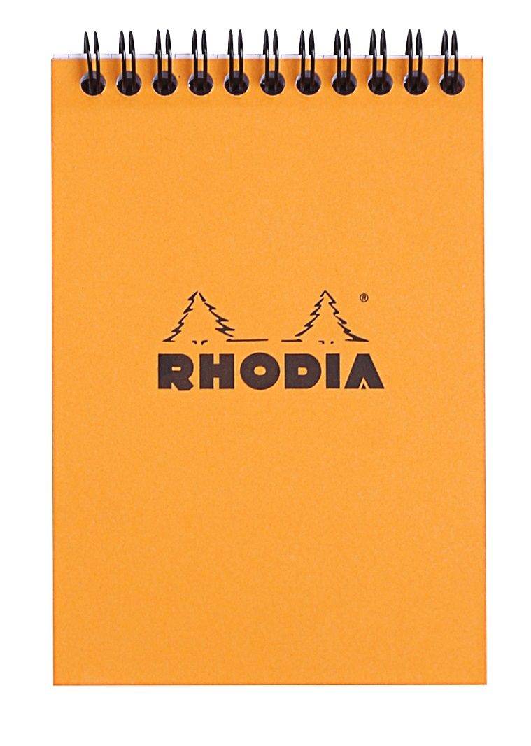Rhodia Spiral Pad Grid 4X6 Orange
