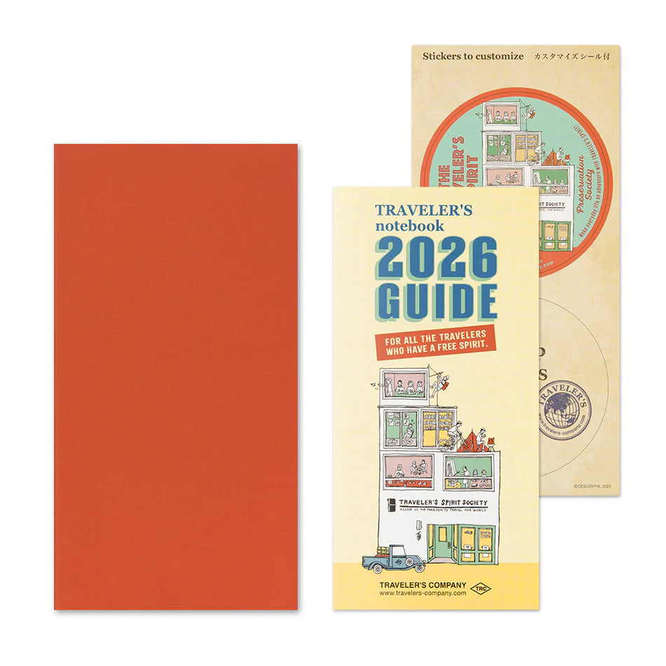 TRAVELER'S Notebook Regular Size Refill - 2026 Monthly