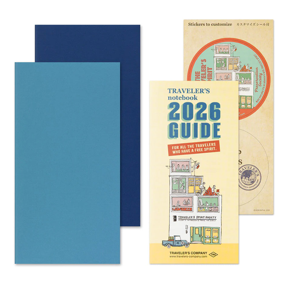 TRAVELER'S Notebook Regular Size Refill - 2026 Weekly + Memo