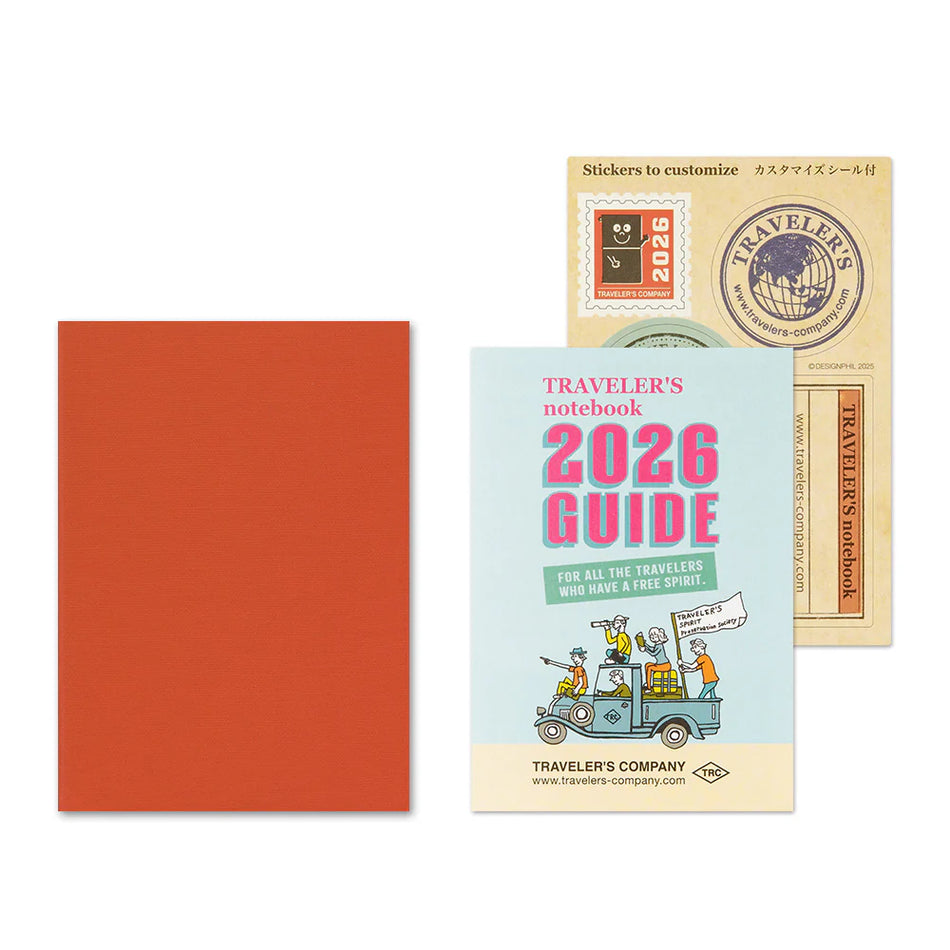 TRAVELER'S Notebook Passport Size Refill - 2026 Monthly