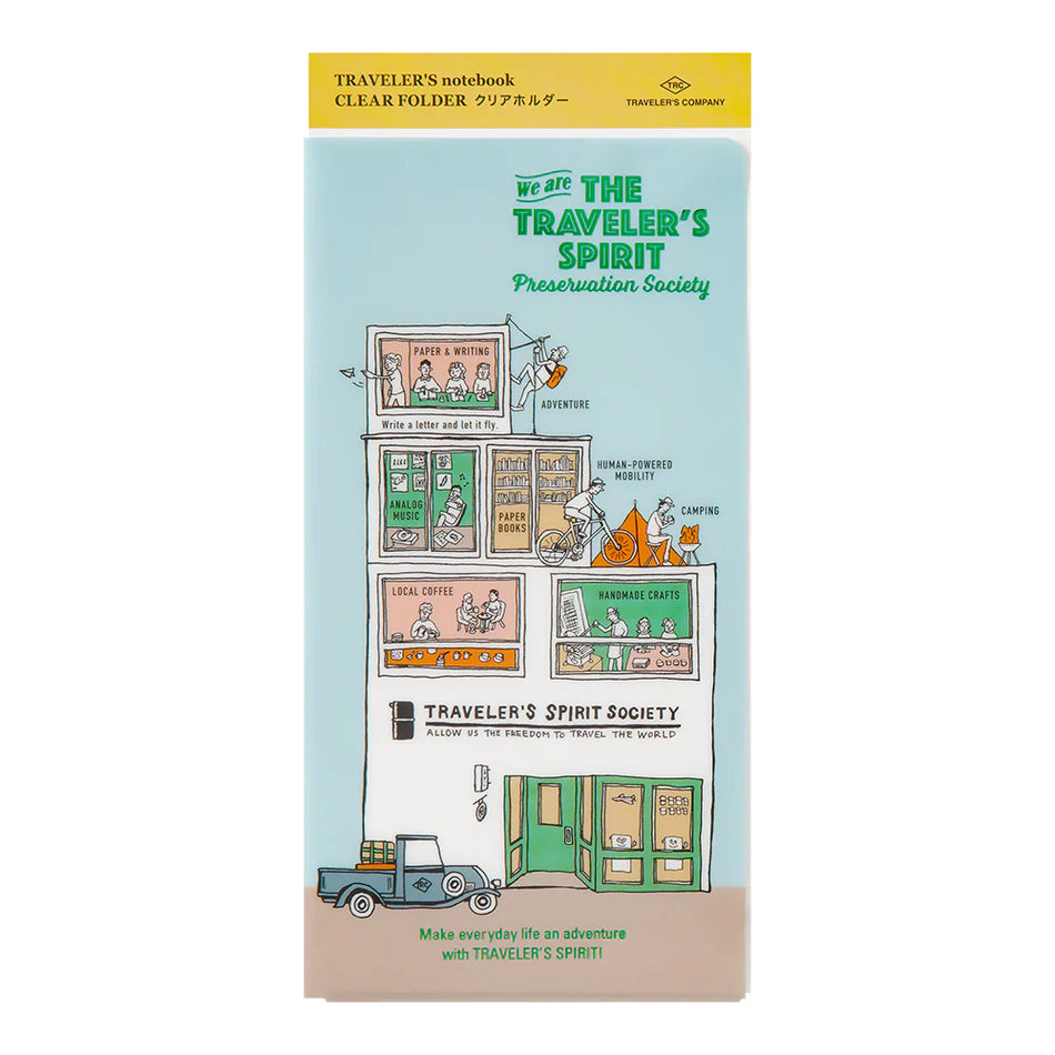 TRAVELER'S Notebook Regular Size Refill - 2026 Clear Folder