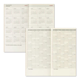 TRAVELER'S Notebook Regular Size Refill - 2027 Monthly