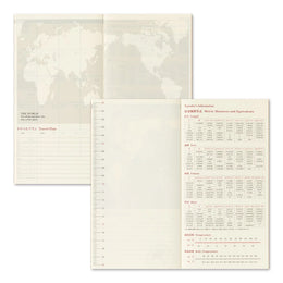 TRAVELER'S Notebook Regular Size Refill - 2027 Monthly