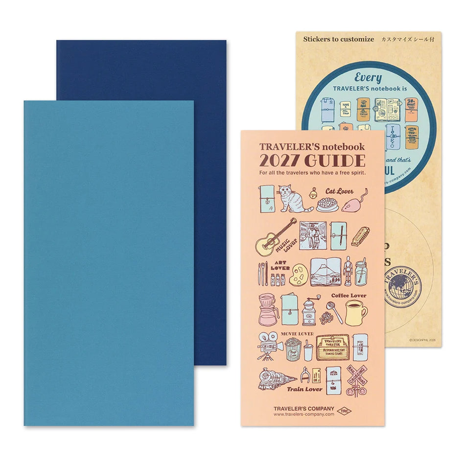 TRAVELER'S Notebook Regular Size Refill - 2027 Weekly + Memo