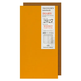 TRAVELER'S Notebook Regular Size Refill - 2027 Weekly Vertical