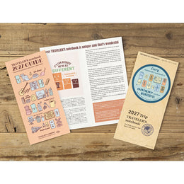 TRAVELER'S Notebook Regular Size Refill - 2027 Weekly Vertical