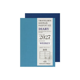 TRAVELER'S Notebook Passport Size Refill - 2027 Weekly