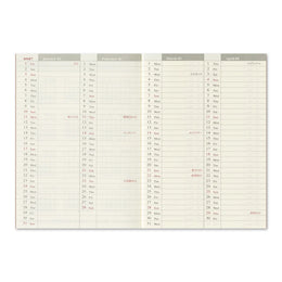 TRAVELER'S Notebook Passport Size Refill - 2027 Weekly