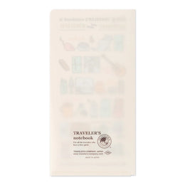 TRAVELER'S Notebook Regular Size Refill - 2027 Clear Folder