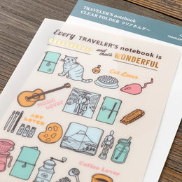 TRAVELER'S Notebook Regular Size Refill - 2027 Clear Folder