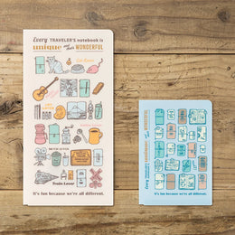 TRAVELER'S Notebook Regular Size Refill - 2027 Clear Folder