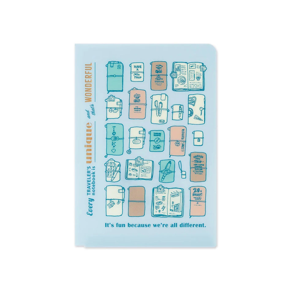 TRAVELER'S Notebook Passport Size Refill - 2027 Clear Folder