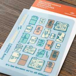 TRAVELER'S Notebook Passport Size Refill - 2027 Clear Folder