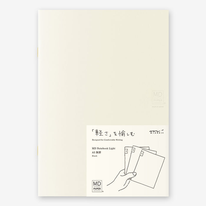 MD Notebook Light (3 Pack) A5 - Blank