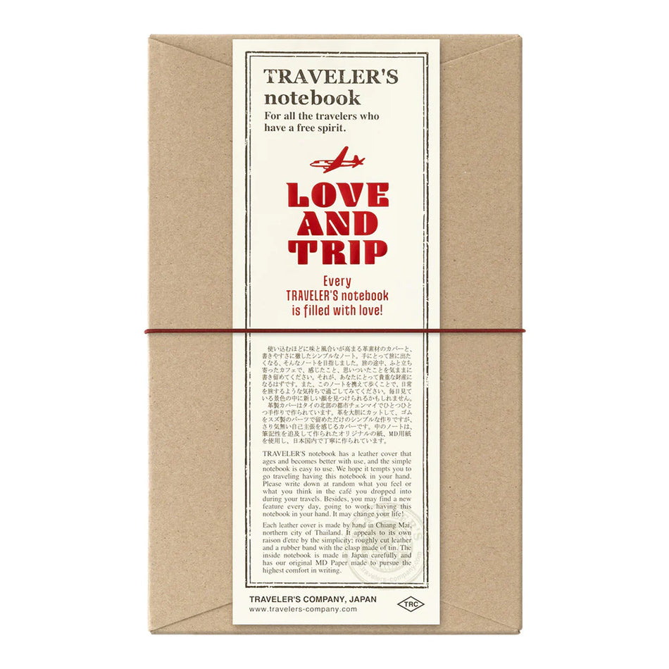 TRAVELER'S notebook LOVE AND TRIP Red