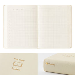 Midori Hibino Free Diary A6 - Ivory