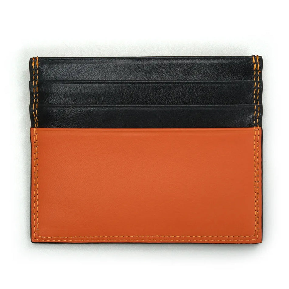 Mywalit RFID Double Sided CC Holder Black-Orange