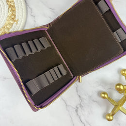 Girologio 12 Slot Zipper Pen Case - Sugar Plum