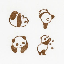 NB Wooden Stamps Mischief in the Margins - Panda
