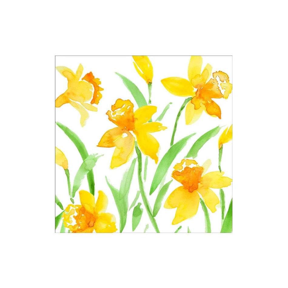 Caspari Spring Herald Cocktail Napkin