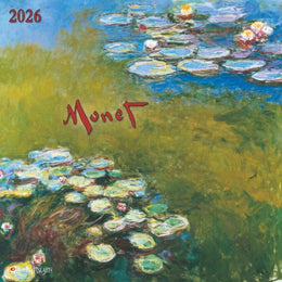 2026 16 Month Wall Calendar - Claude Monet