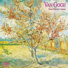 2026 16 Month Wall Calendar - Van Gogh From Vincent's Garden
