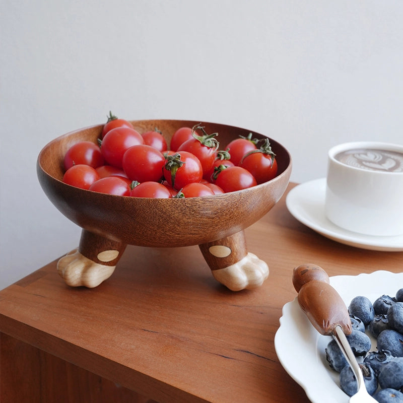 Senser Woodcraft Three Paws Wooden Tray - Thumbnail 3