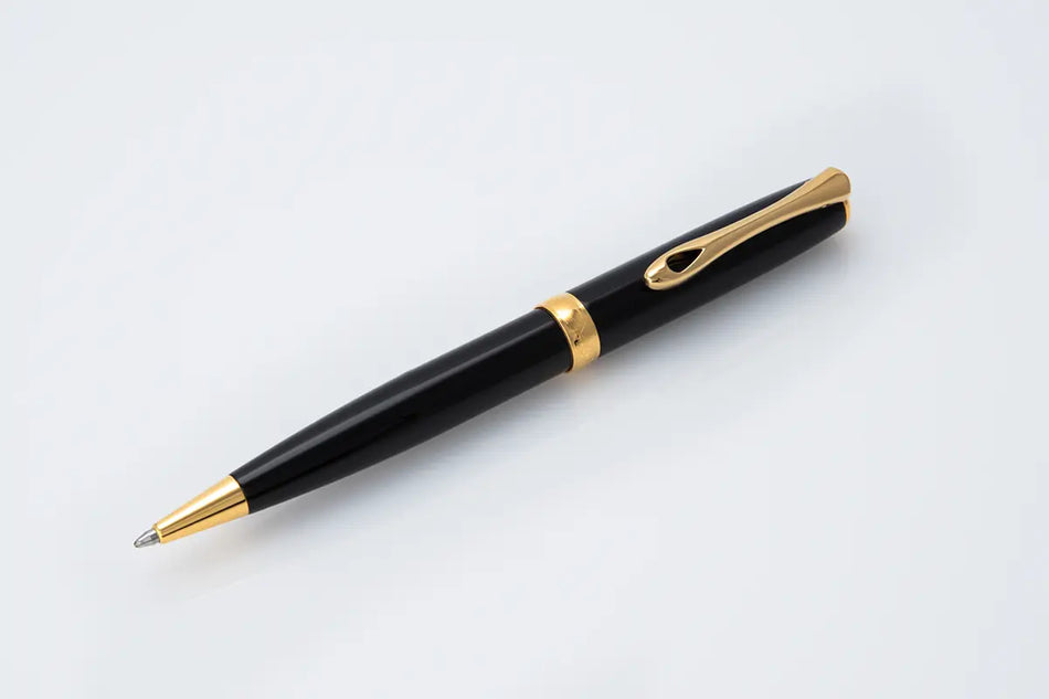 Diplomat Excellence A2 Ballpoint - Black/Gold