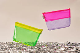 Kate Corn Yellow & Green Jelly Flat-Bottom Pouch
