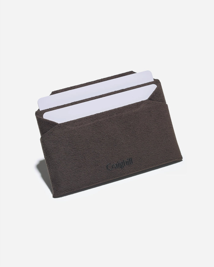 Craighill Batten Card Wallet - Coffee