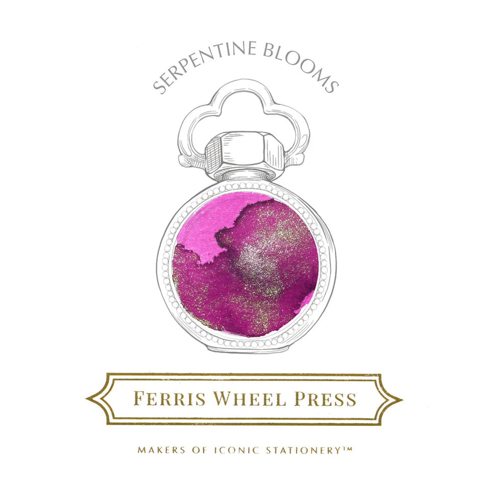 Ferris Wheel Press Fountain Pen Ink (38ml) - Serpentine Blooms (Year of the Snake Special Edition)